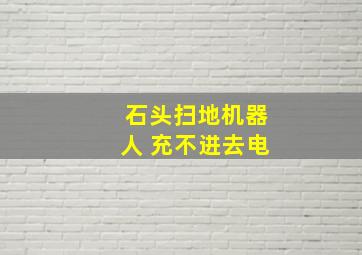 石头扫地机器人 充不进去电